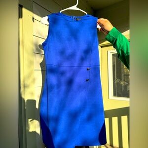 Royal Blue Dress With Buttons